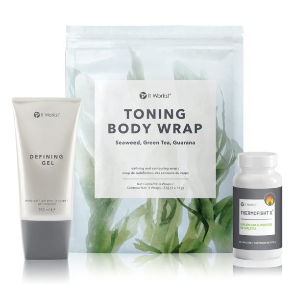 Pack Envoltura Corporal Tonificante, Gel Definidor y ThermoFight Xˣ